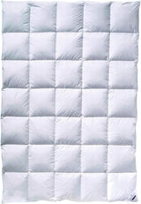 Billerbeck Martina® duntäcke - Täcke 135 X 200 Cm - Täcke för alla årstider - Lämplig för allergiker - 90% gåsdun, 10% gåsfjädrar - Vita Naty Shop Täcken och täcken Medium (M) 155 X 220 Cm