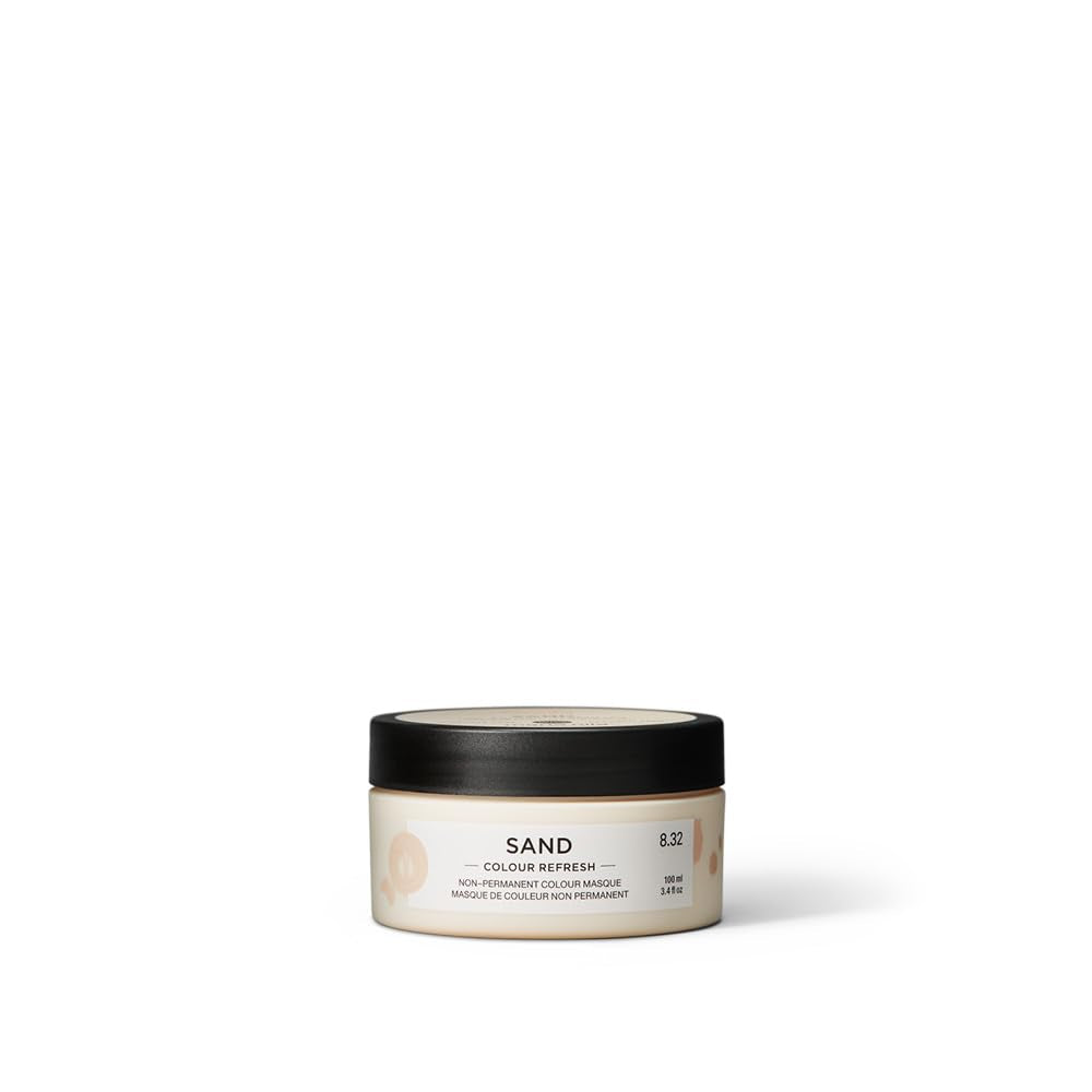 Maria Nila Colour Refresh 300 ml - En närande färgbomb som innehåller tillfälliga färgpigment som snabbt fräschar upp hårfärgen. 100% Vegan. Inga sulfater och inga parabener. Hårfärgning Naty Shop Sand