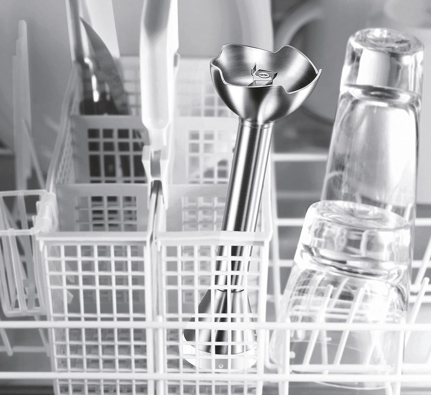 Haushaltsgeräte MSM6B500 Stativblandare, 350 W, Silber/Weiß Kitchen Naty Shop
