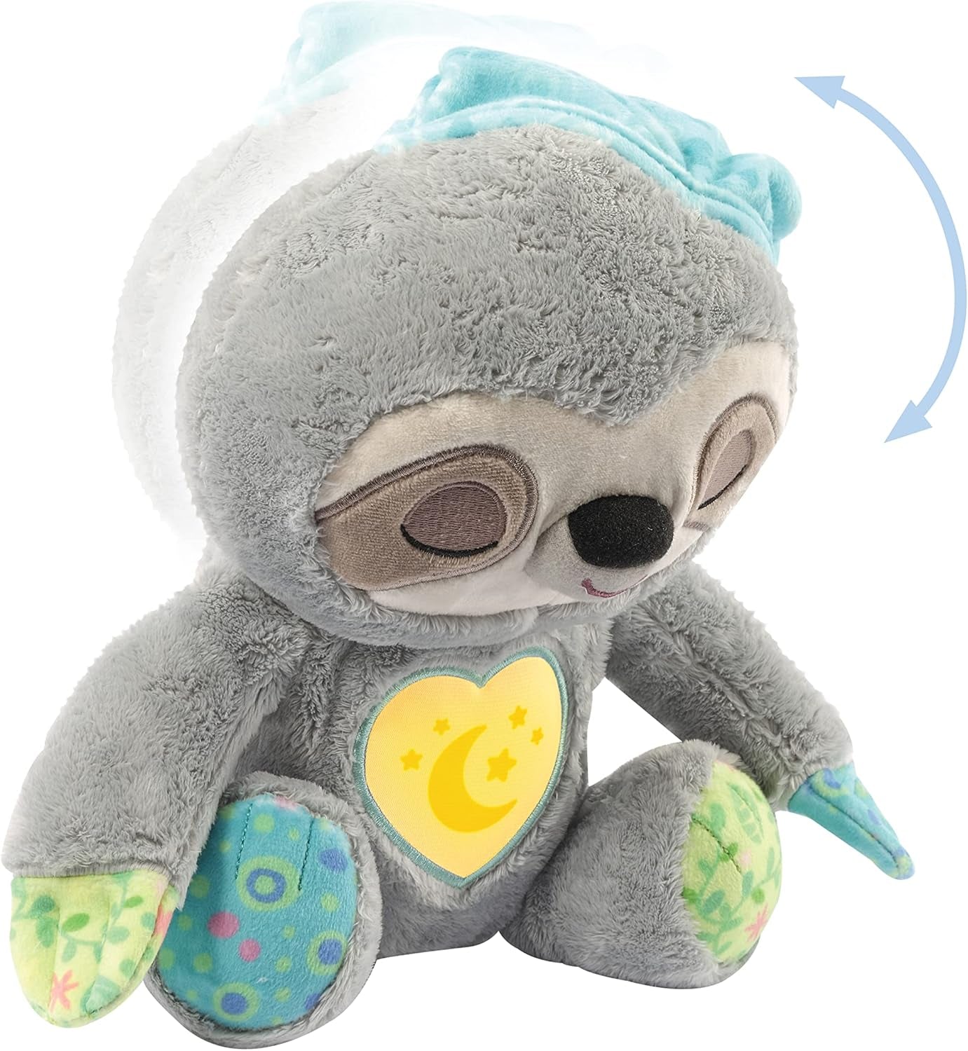 VTech Baby Schnarchi, den sömniga sengångaren - Söt plyschleksak som hjälper dig att somna - Med naturliga och vardagliga ljud, musik och nattljus - För bebisar från födseln Bebe Toys Naty Shop