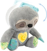 VTech Baby Schnarchi, den sömniga sengångaren - Söt plyschleksak som hjälper dig att somna - Med naturliga och vardagliga ljud, musik och nattljus - För bebisar från födseln Bebe Toys Naty Shop