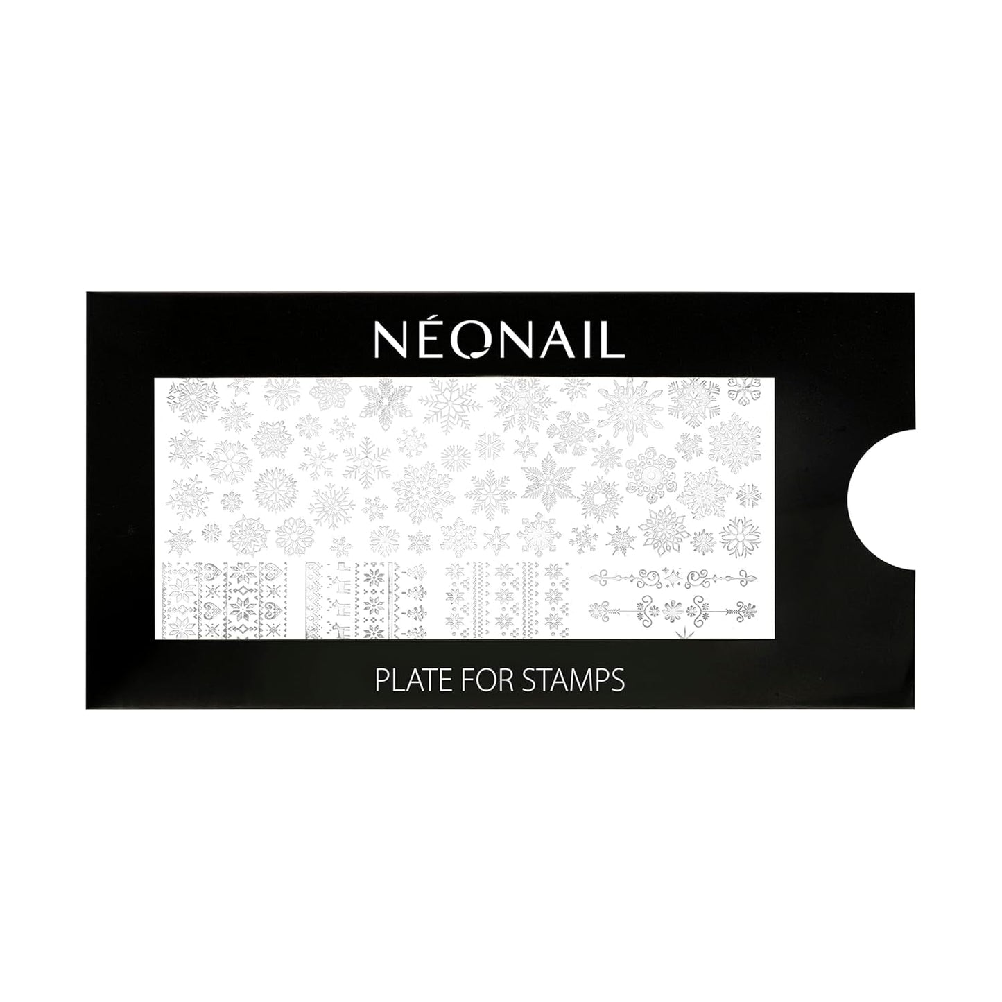 NÉONAIL Nagel Stempel Mit Schaber - Nägel Selber Machen - Nail Art Stämpel - Nageldesign Für Nagel Schablone - French Nails Stempel - Silikon Nagelstempel