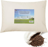 LOFE Organic Bowheat Sovkudde 35,6 X 50,8 cm Justerbar Andningsbar Cool Sleep Cervikal stöd för rygg och sidosliprar (tartariskt boveteskrov) Naty Shop Standardkuddar Krämfärgad japansk storlek (14X20 tum)