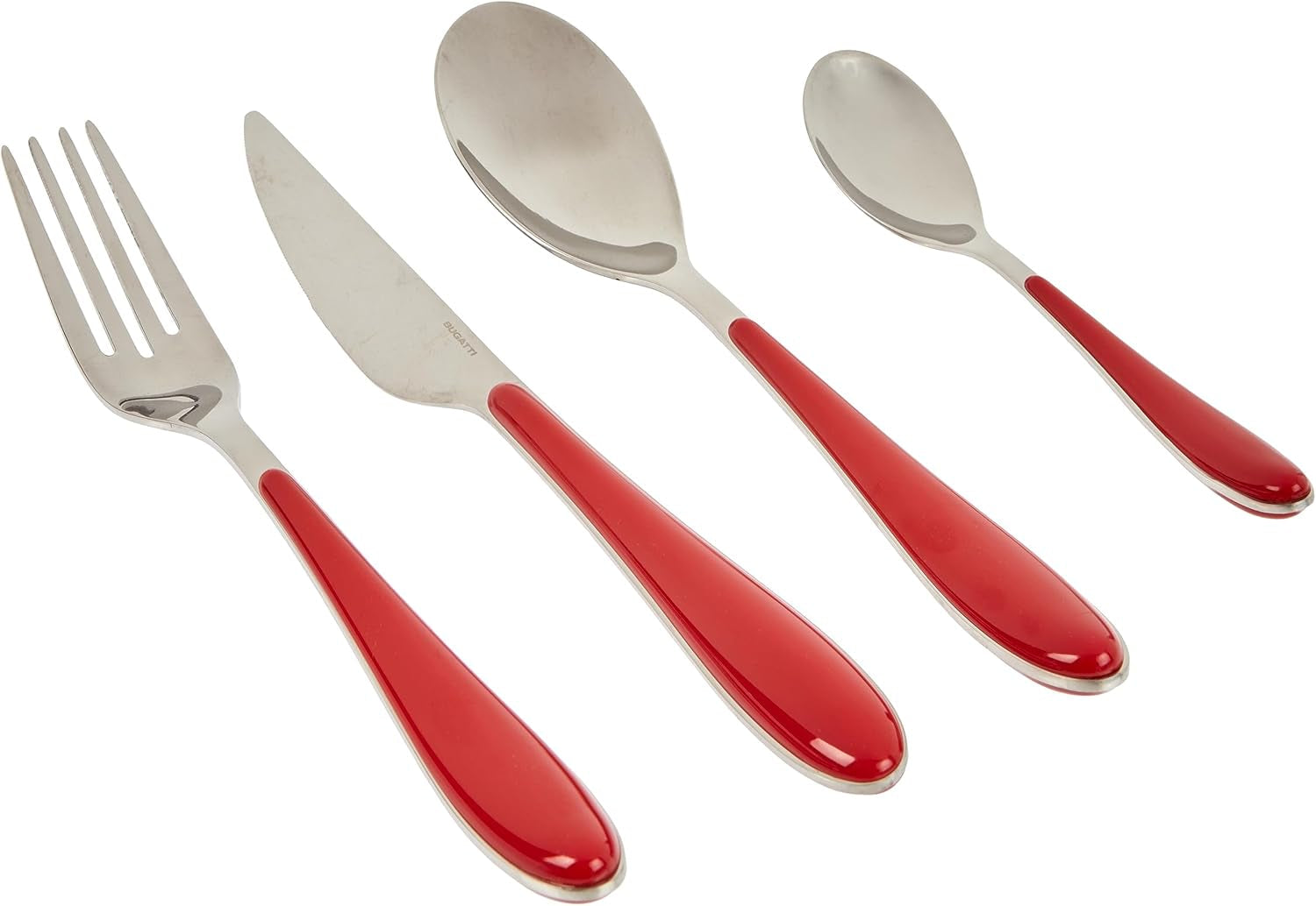 Bugatti Gioia bestickset, 24 delar, röd Kitchen Naty Shop