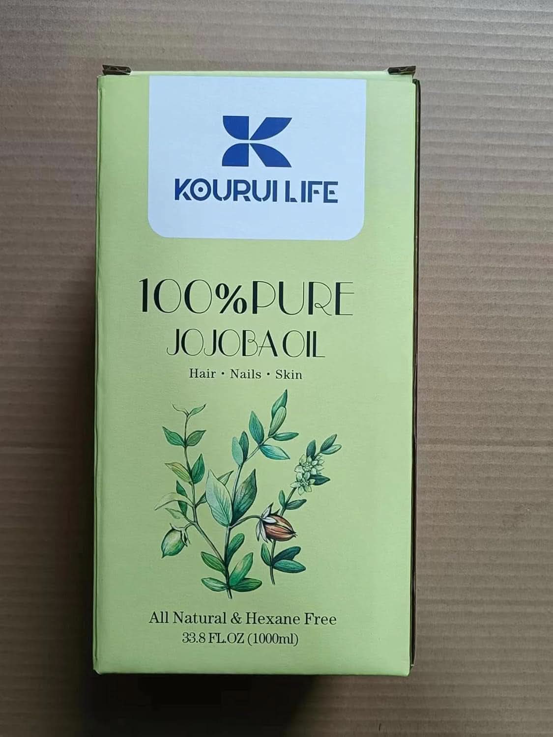 Ekologisk jojobaolja 1 liter, 100% ren Kosmetik och skönhet Naty Shop