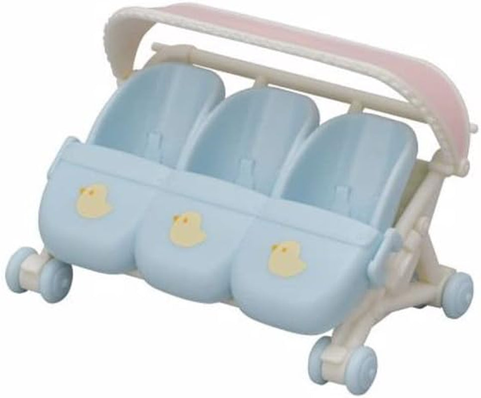 Sylvanian Families L5533 Triplets Barnvagn - Dollhouse Lekset Naty Shop Dolls