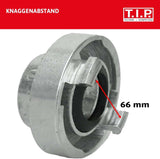 Storz TYPE C 52 koppling, 2" invändig gänga, för rör och kopplingar med nitril O-ring för sug- och tryckinsatser, tillverkad av aluminium, 31092
