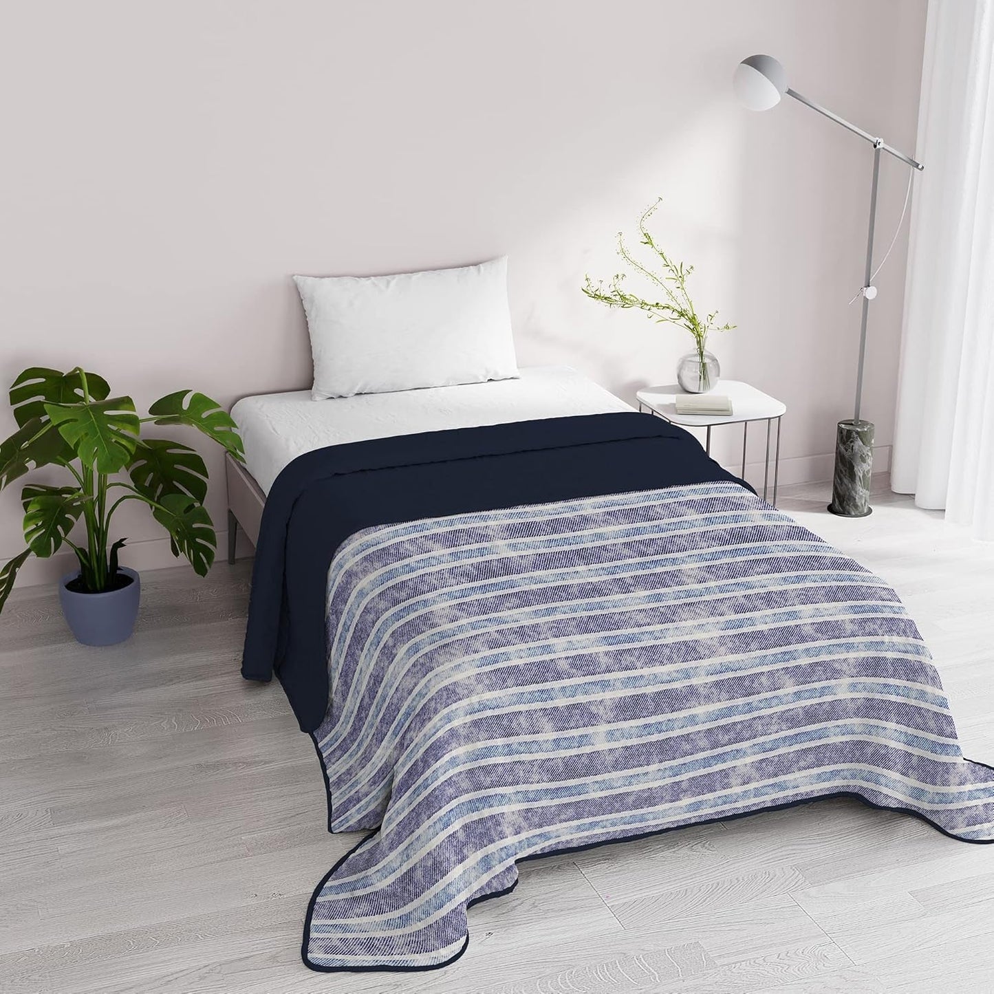 Fantasy Italiensk Sängkläder Mikrofiber Sommar 1,5 Sängar Murrine Quilts & Quilts Naty Shop Randiga jeans 1 Posto E Mezzo