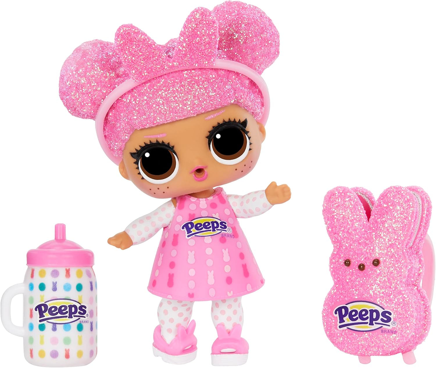 L.O.L. Överraskning! Loves Mini Sweets Peeps - Cute Bunny - Limitierte Auflage mit Frühlingsthema - Sammlerpuppe mit 7 Überraschungen - Für Mädchen, Jungen und Sammler ab 4 Jahren