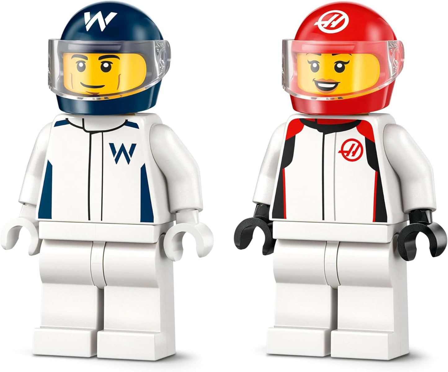 LEGO City F1 Williams Racing och Haas F1 Racing Cars - Formel 1-leksak med byggbara bilar och 2 racerförares minifigurer - Små presentidéer för pojkar och flickor från 4 år 60464 Byggset Beuche den LEGO-Store
