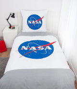 NASA sängkläder, bomull/förstärkt, grå/vit Sängkläder - barn Naty Shop