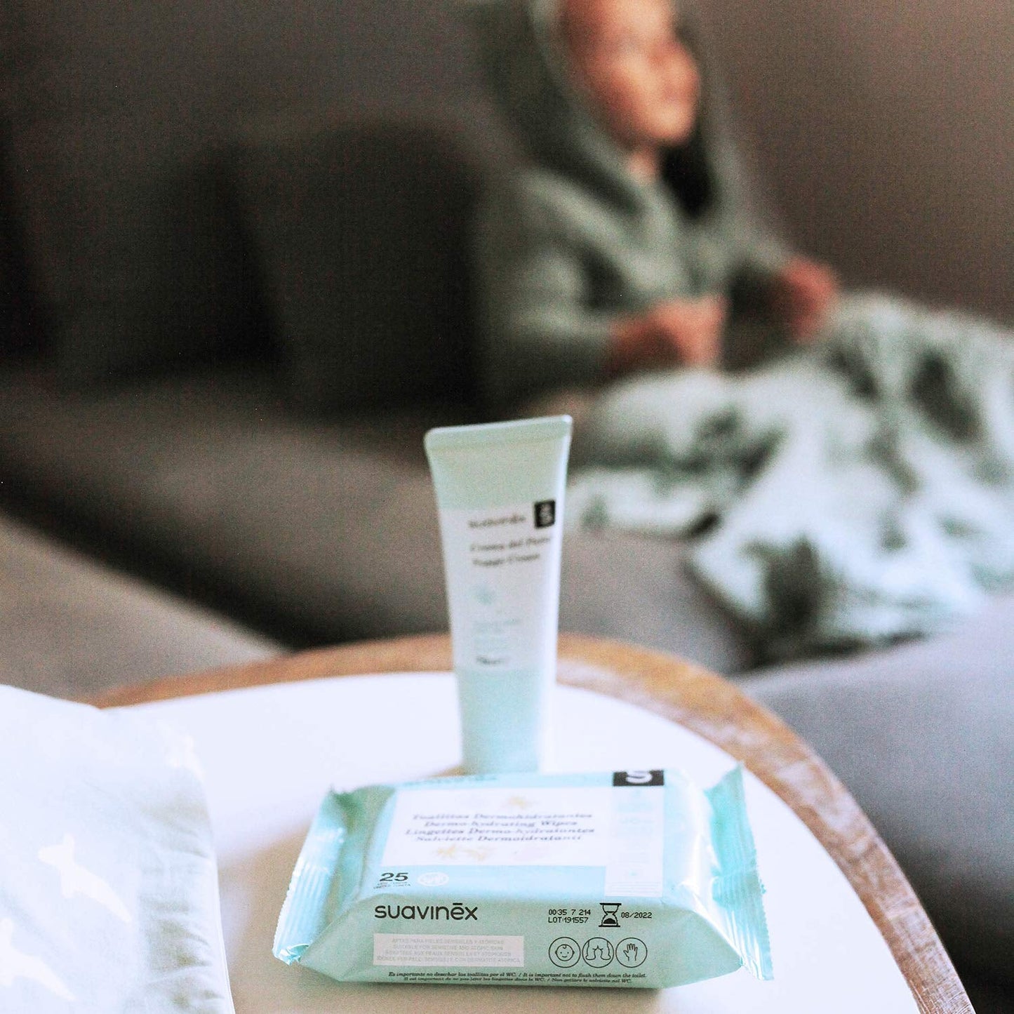 Suavinex våtservetter för baby 60 stycken Lämpliga för atopisk hud 96 % naturliga ingredienser