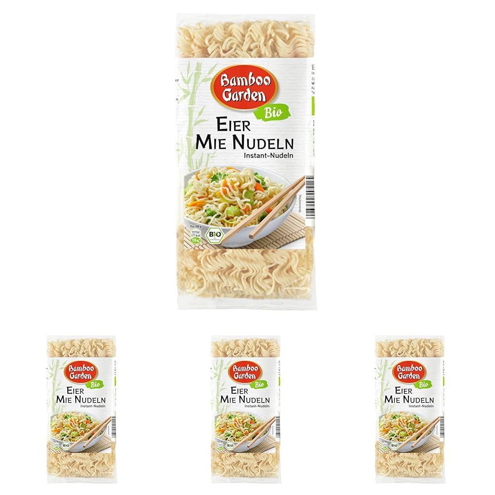 Bamboo Garden ekologiska ägg och lammnudlar, 250 g (paketets design kan variera)
