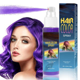 Hårsprayfärg - 30 ml grön tillfällig hårfärgspray, naturlig hårfärgning tillfällig hårfärgspray, tvättbar hårfärg för fest Cosplay Halloween (grön) Naty Shop Violet hårfärg