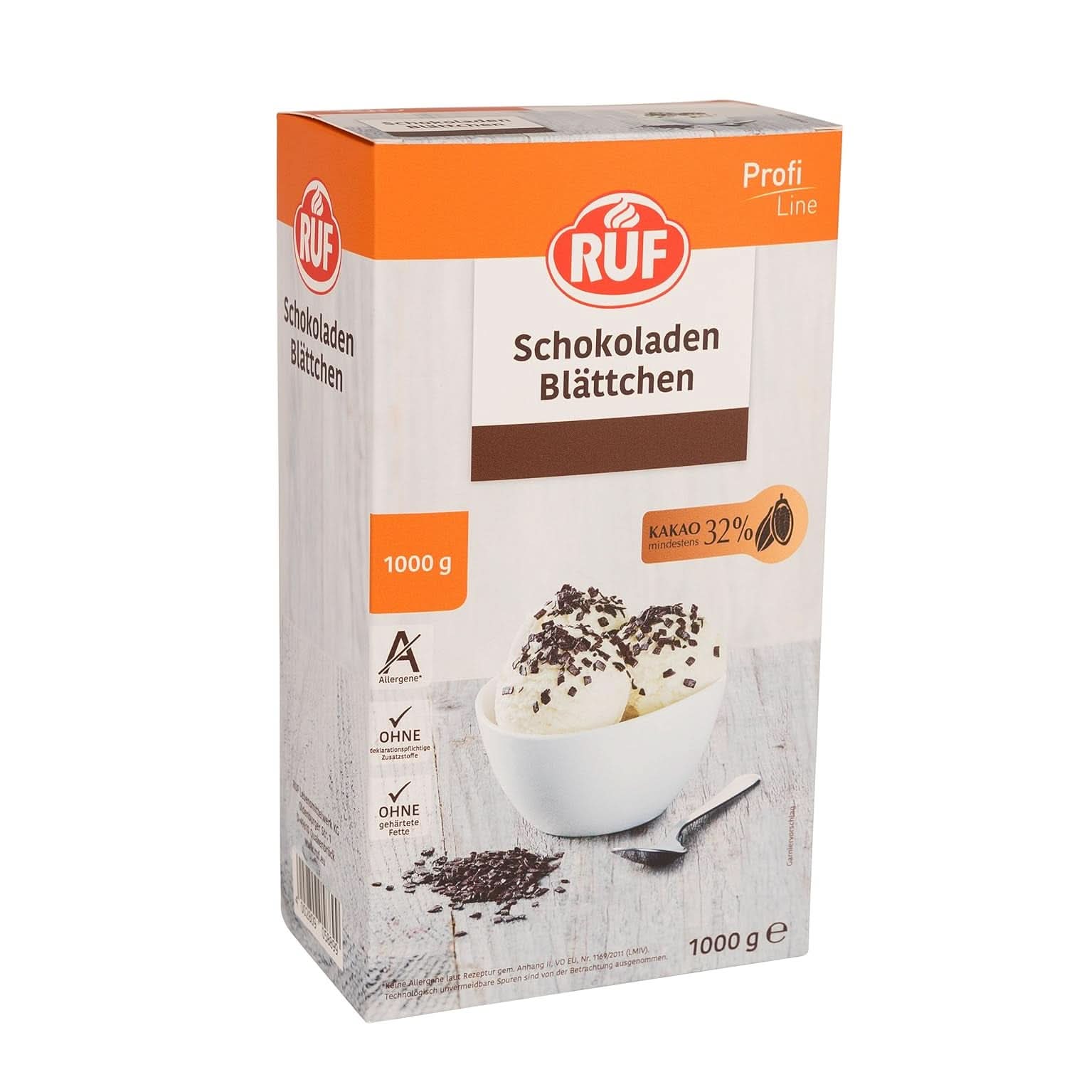 RUF regnbågsfärgade sockerströssel, 1 kilo strössel Naty Shop Chokladflingor