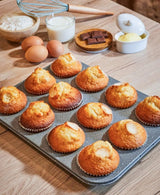 Masterchef MCA-MUF Muffinform Für 12 Cupcakes Muffinblech Aus Karbonstahl, Rostfritt Stål, Stahl Formar och bakplåtar Naty Shop