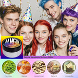 Tillfällig grön hårfärg, styling av hårfärg för män, kvinnor, naturlig hårpomada, hårfärgningsvax för fest, cosplay och halloween, jul, kräm tillfällig hårfärg (100 g, grön) Naty Shop hårfärgning