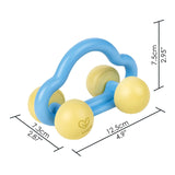 Hape Roll & Rattle Toy Car, Baby Toy Bebe Naty Shop Toys