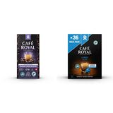 Café Royal Dark Chocolate Flavored 100 Kapseln für Nespresso Kaffee Maschine - 4/10 Intensität - UTZ-zertifiziert, aus Aluminium & Lungo 36 Kapseln für Nespresso Kaffee Maschine - 4/10 Intensität