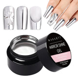 Makartt 3D Nail Art Gel - Rhinestone Glue Gel 15G för Nagelnyckelringar, Multifunktionell Nail Sculpture Gel för DIY Nail Design, Nail Sculpture Nagelmodellering hemma (Transparent)