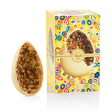 Venchi - Chokladägg, pistagesmak, med hel pistage, med överraskning, glutenfri, 500g, påskkollektion, presentidé