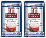 INDIA GATE Premium Basmatiris – Aromatiskt, fint långkornigt ris från Indien, fint långkornigt (1 x 500 g)