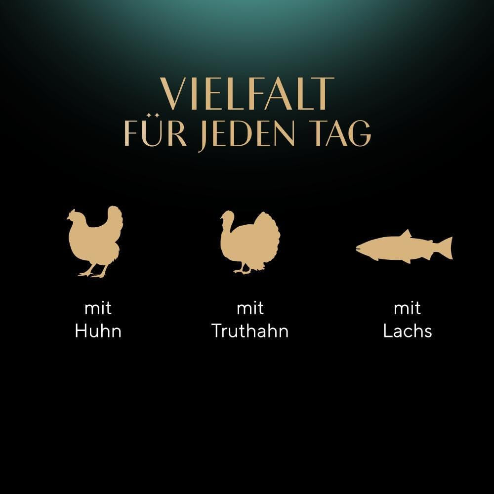 Sheba Portion Pouches Våtfoder för katter, multipack Fresh & Fine i sås med MSC kyckling och lax, 6x6x50g - Fina måltider för katter i sås