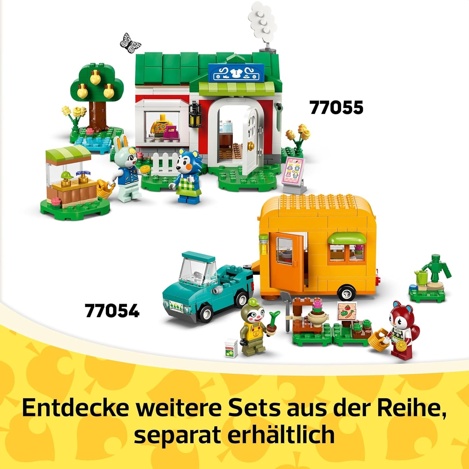 LEGO Animal Crossing Stargazing med eufemia, Byggset för barn, Fantasifullt rollspelsset, Leksak för 6-åriga flickor och pojkar, Figurdjursleksak 77053 Byggset Besuche den LEGO-Store