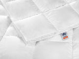 Irisette Nora duntäcke Lätt sommartäcke med 100% bomullsöverdrag, 100% klass I dunfyllning, 135 X 200 cm, Oeko-Tex certifierad, tillverkad i enlighet med tysk kvalitetsstandard Naty Shop Extra Varmtäcken och Täcken 200 X 200 Cm