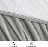 UGG 01465 Bliss Sherpa Slängfilt Helt vändbar för soffa eller säng Kan tvättas i maskin Lättskött Mjuk plysch Överdimensionerade lyxfiltar 178 X 127 cm Seal Naty Shop Täcken & täcken