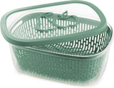 Såg för att bevara fruktsmak, plast, grön, 4 LT - rektangulära matförvaringslådor Naty Shop