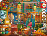 Educa - Pussel med 1000 bitar för vuxna | Bibliotek. Mått: 68 X 48 cm. Inkluderar Fixpuzzle pussellim. I 14 år (19925) Puzzle Naty Shop Standardtitel