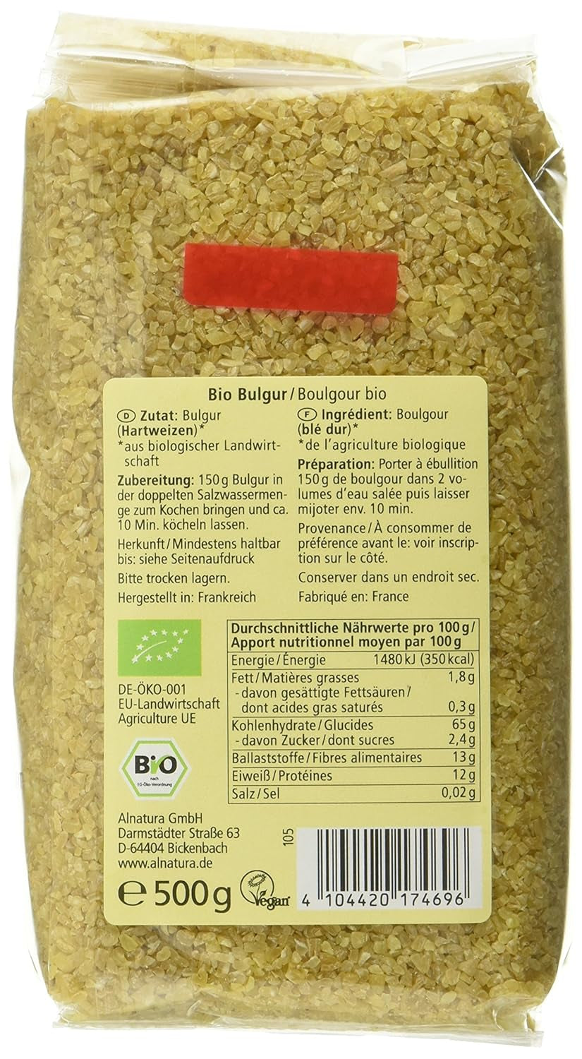 Ekologisk bulgur, 500 g
