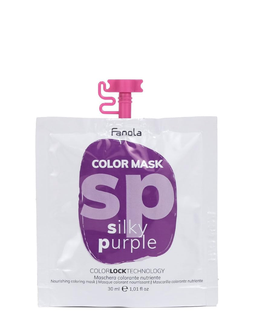 Fanola Color Mask Silky Purple 30 ml Hårmask Naty Shop Standardtitel