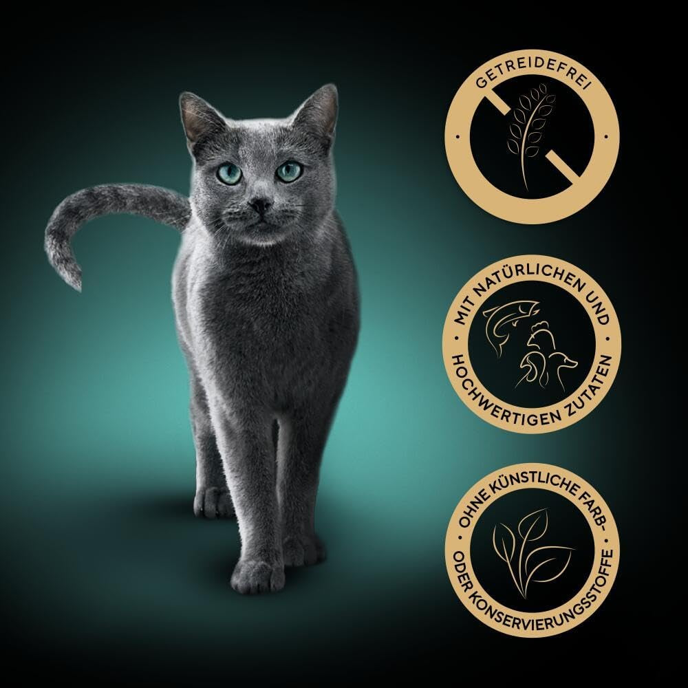 SHEBA Nature's Collection i Gravy - Högkvalitativt våtmat för katter, Fine Variety (MSC) i portionspåsar - 72 x 85 g