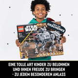 LEGO Star Wars At-Te Walker Mobilleksaksmodell Minifigur Set Inkluderar 3 Clone Troopers, Battle Droider och Dwarf Spider Droid 75337 Byggset Besuche den LEGO-Store