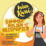 Wan Kwai Summer Roll Rice Paper 200g – Kräver lätt blötläggning, perfekt för krispiga vårrullar, färska sommarrullar eller ångade dumplings