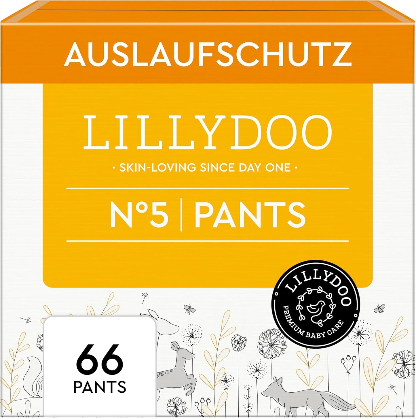 LILLYDOO hudvänliga byxor storlek 5 (12-17 kg) Månadslåda (105 stycken)
