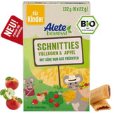 Alete ekologiska skivade pajer med fullkorn och äpple 6 x 22 g