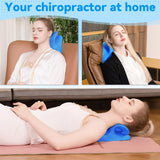 Neck Stretcher 2.0, Cloudy Neck Lefaya Neck Stretcher Ortopediskt test Vinnare Neck Stretcher för att lindra nacksmärta Premium Nack Puckel Nacke Moln Korrigerar hållning (blå) Cervikala ortopediska kuddar Naty Shop