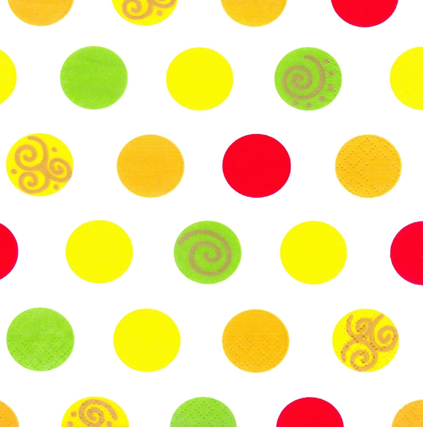 Papstar 11374 Tissues 1-kartong 10 X 20 stycken, 3 lager, 1/4-faldig, 33 X 33 cm "Balls"