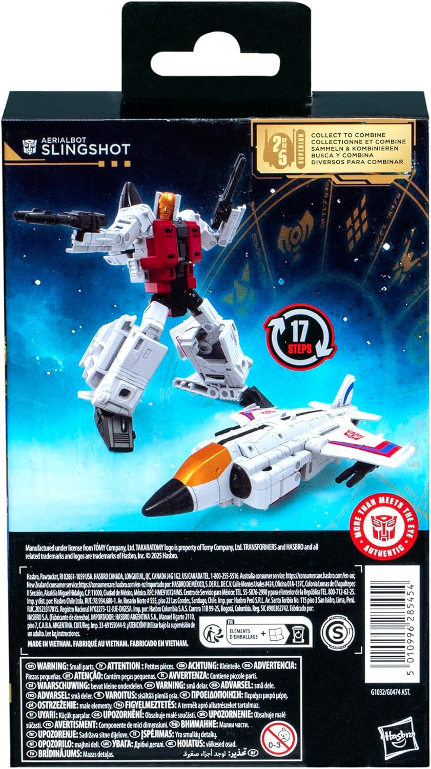 Transformers Age of the Primes Deluxe-Class Aerialbot Slingshot Actionfigur Actionfigurer Naty Shop