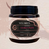 VEGAIROA - Curly Plex Mask - Mask för definierade lockar utan frizz - Djup fuktgivande vård - För lockigt eller vågigt hår - Professionell vegansk frisörprodukt - 300ml Naty Shop Hair Mask