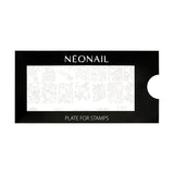 NÉONAIL Nagel Stempel Mit Schaber - Nägel Selber Machen - Nail Art Stämpel - Nageldesign Für Nagel Schablone - French Nails Stempel - Silikon Nagelstempel