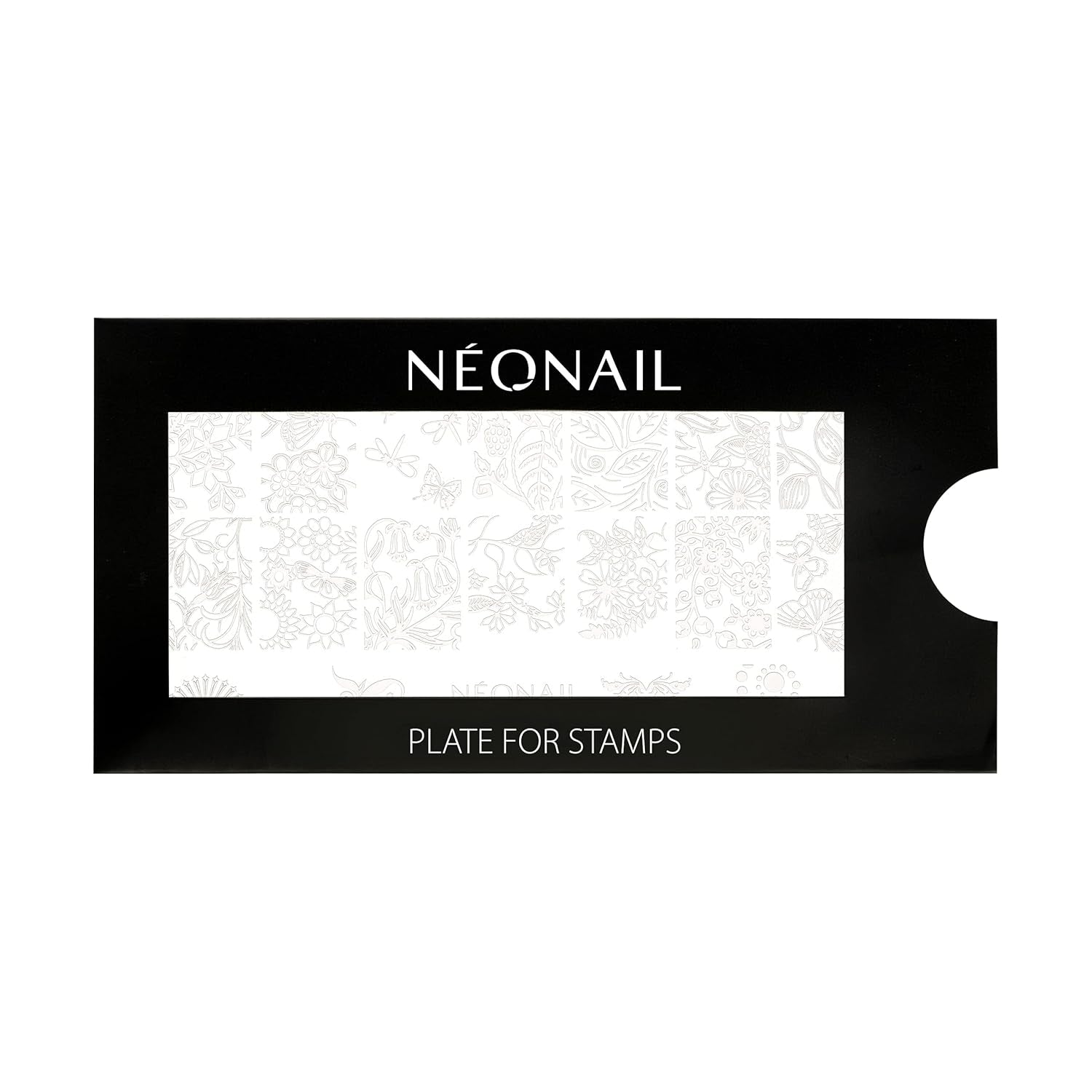 NÉONAIL Nagel Stempel Mit Schaber - Nägel Selber Machen - Nail Art Stämpel - Nageldesign Für Nagel Schablone - French Nails Stempel - Silikon Nagelstempel