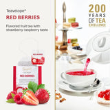Teavelope "Red Berries" - fruktte med jordgubbs- och hallonsmak, 25 tepåsar, 62,5 g