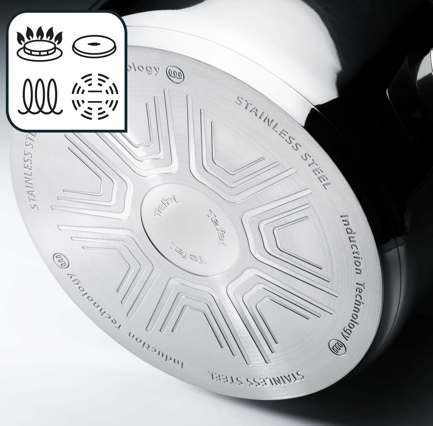 TEFAL DUETTO Pan set 3 delar 20/24/28 cm, induktionsgrytor och stekpannor Naty Shop