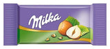 Milka Naps Mix – Mini chokladrutor i 4 sortiment: alpmjölk, jordgubbar, hasselnötter, kakaokräm – 1 x 1 kg