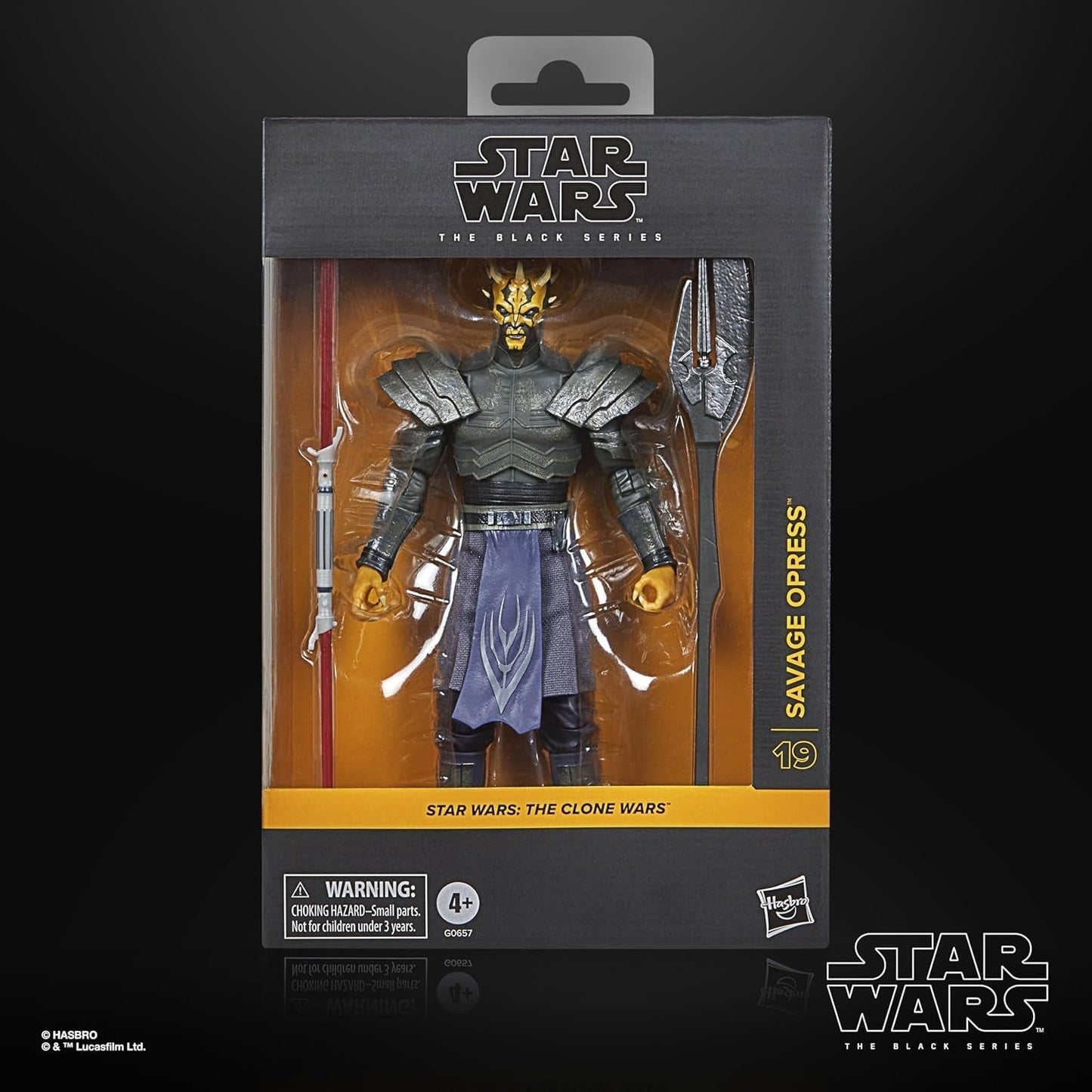 Star Wars Black Series Savage Opress, Star Wars: The Clone Wars Deluxe samlarfigur (15 cm) Actionfigurer Naty Shop
