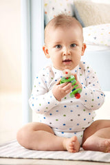 HABA 1068 - Flapsi gripleksak, glad leksak för spädbarn och småbarn, gjord av trä från 6 månader, motorisk leksak med skallerljud Baby Toys Naty Shop